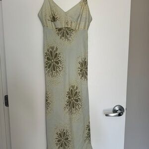 Vintage 90s J.Crew 100% silk strappy slip dress